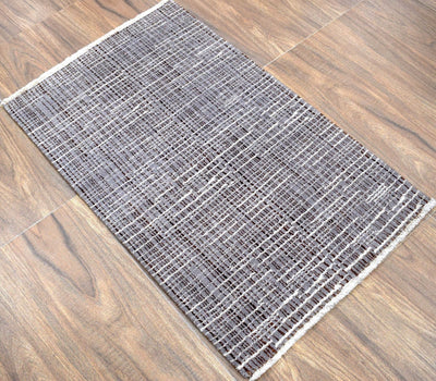 Traditional Handmade Wool & Viscose 2' by 3' Area Rug | TRD154523 - The Rug Decor