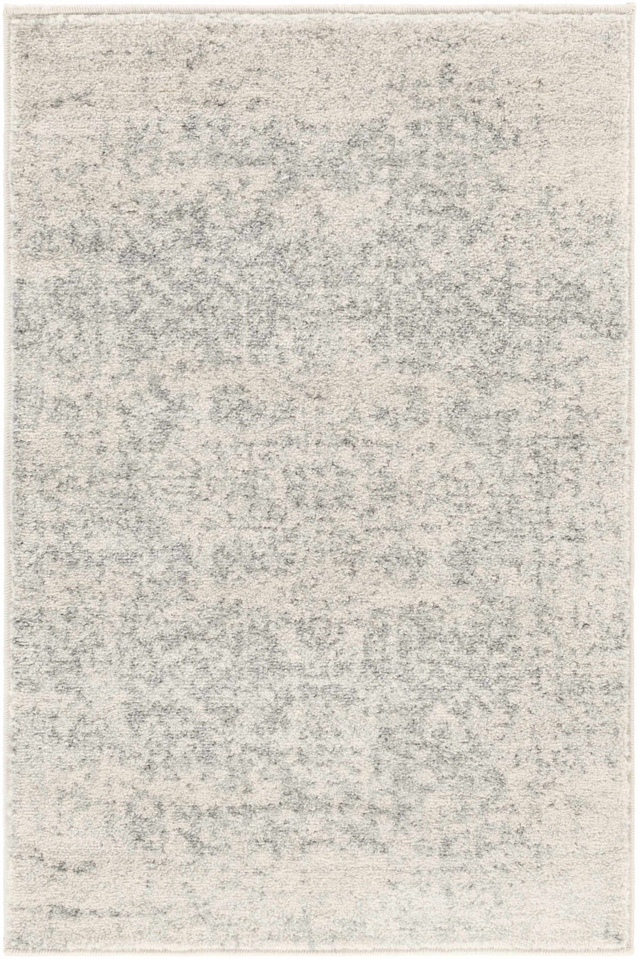 Traditional Heriz Design Gray and Beige Medallion Area Rug - The Rug Decor