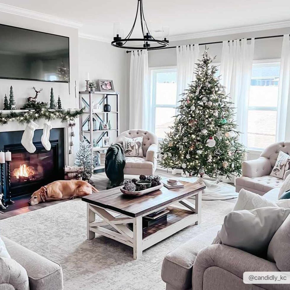 Traditional Heriz Design Gray and Beige Medallion Area Rug - The Rug Decor