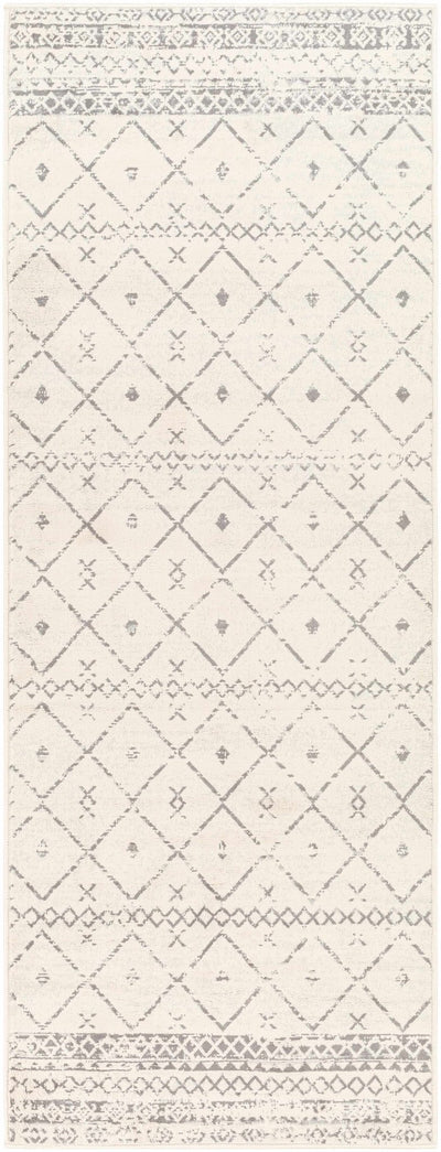 Traditional Moroccan Style Beige, Gray, Ivory Medium Pile Multi Size Area Rug - The Rug Decor