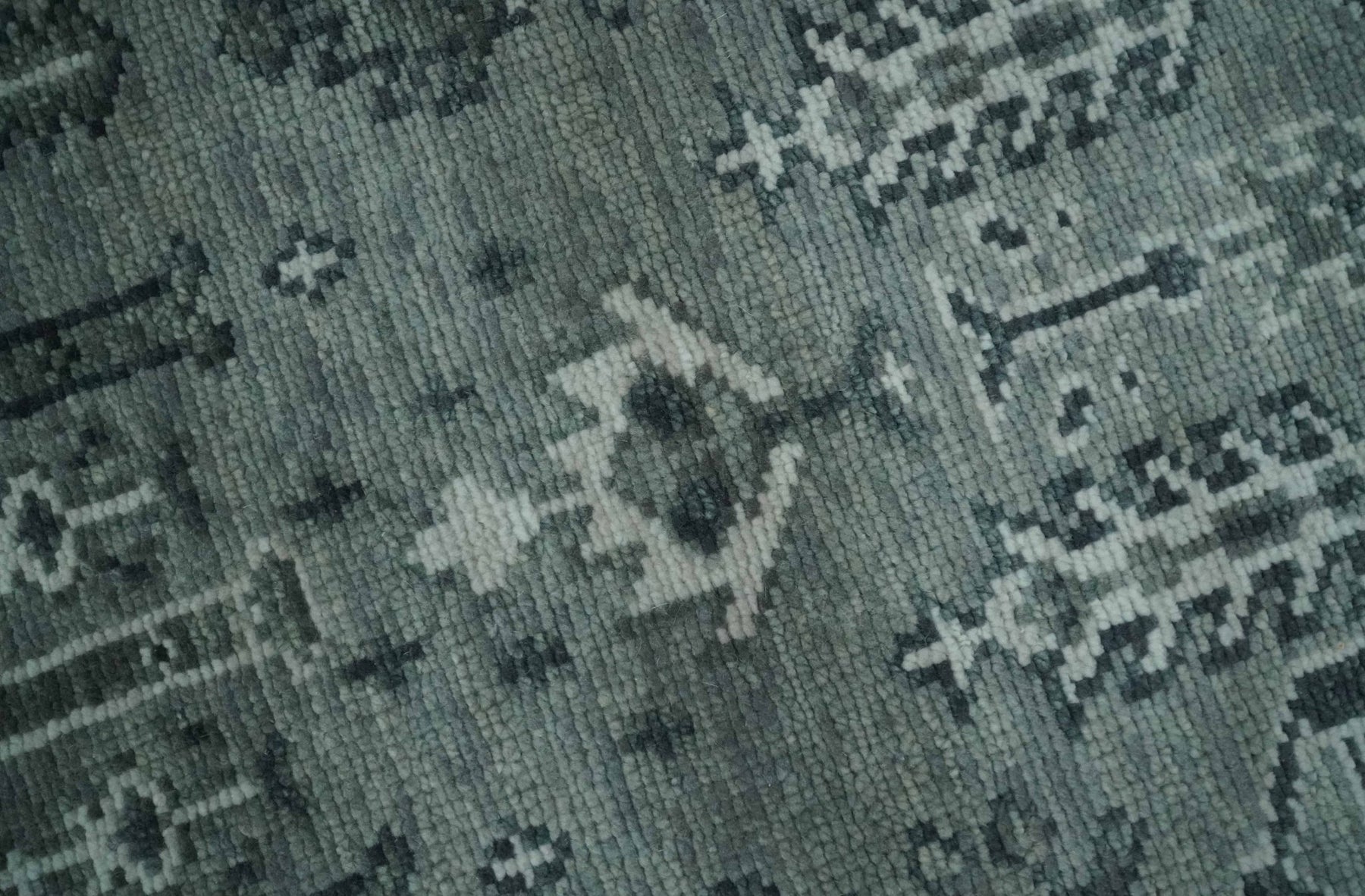 Tree of life Gray, Charcoal and Ivory Traditional Floral wool Area Rug ...