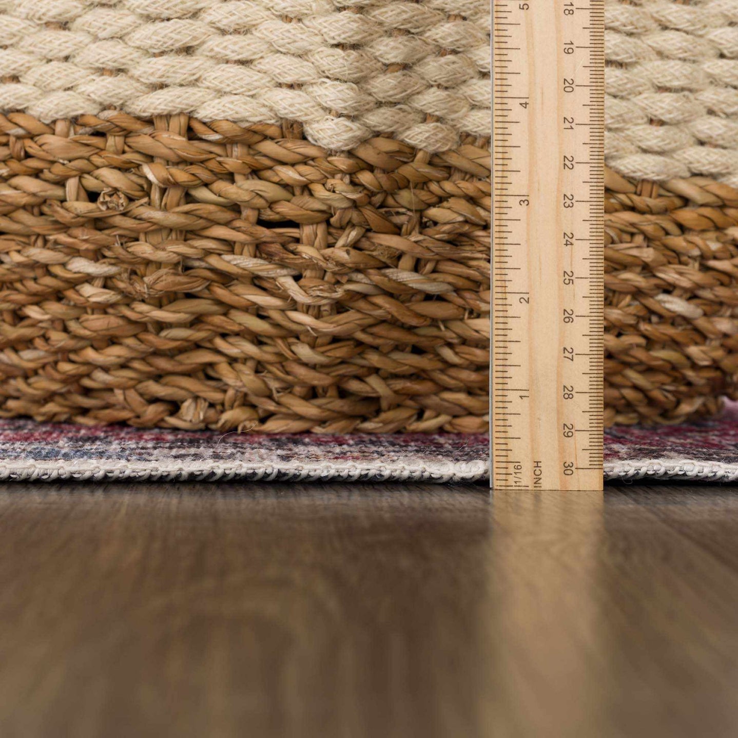 Vintage Style Turkish Antique Red, Brown and Blue Machine Washable Multi Size Area Rug - The Rug Decor